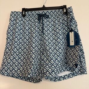 Men’s Caribbean Joe Blue Swim Shorts - NWTs